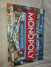 Monopoly Lincoln Edition Board Game - Hasbro 2013 - 100% Complete - used once