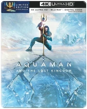 Aquaman and the Lost Kingdom 4K UHD Blu-ray  NEW