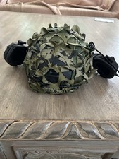 US4CES Transitional SEMAR SEDENA FAST Combat Helmet, Size M-L, Issued, W/cover