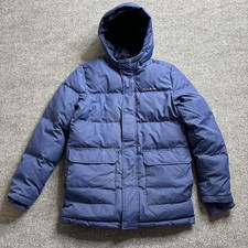 Eddie Bauer Cirruslite Down Puffer Parka Jacket Hooded Youth Size Large 14 Blue