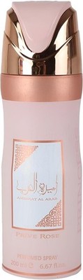Lattafa Asdaaf Ameerat Al Arab Prive Rose   Floral Perfume Spray Deodorant NEW
