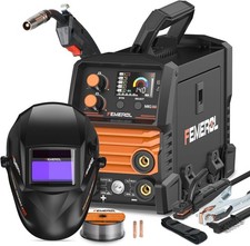 140A 3 in 1 MIG Welder,Flux Core, MIG/Lift TIG/Stick Welding Machine 110V