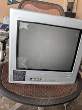 Magnavox flat CRT 14" gaming monitor TV 14MS2331/17 RCA aux in