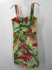 Pre-Owned Farm Rio Green Size Large Short Sleeveless Dress