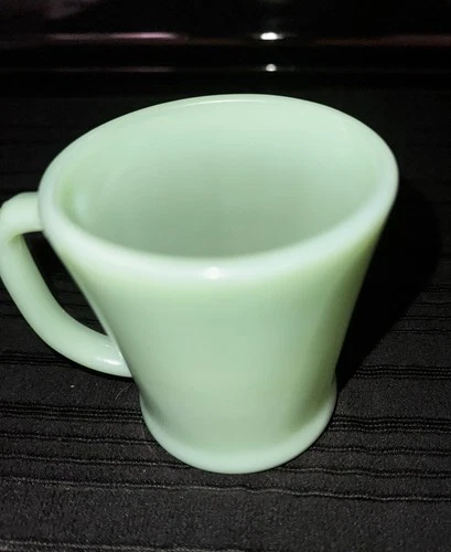 Vintage Anchor Hocking Fire King Coffee Mug D Handle Jadeite