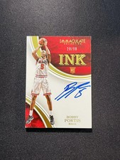 2015-16 Panini Immaculate Ink Auto Bobby Portis 29/99 #IK-BPO RC Bulls XV44