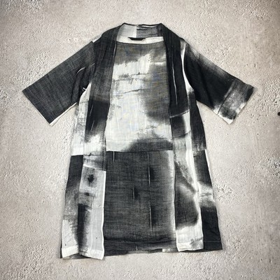 Moyuru Japan Kimono Style Leinen Kleid Avantgarde Größe L Relaxed
