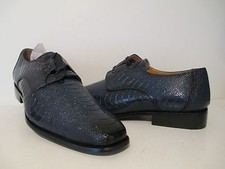 Giorgio Brutini Mens 21093 Heath Croco Casual Slip On Loafer Shoes Navy 9.5 14