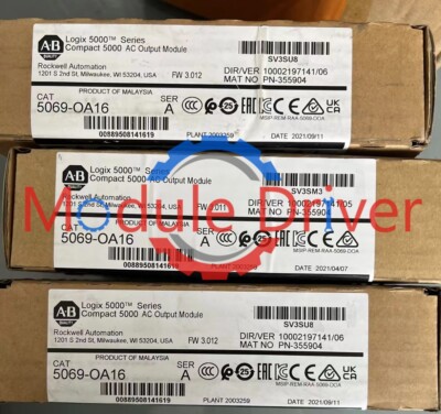 AB 5069-OA16 5069OA16 Compact Logix 5000 AC Output Module Fast Delivery