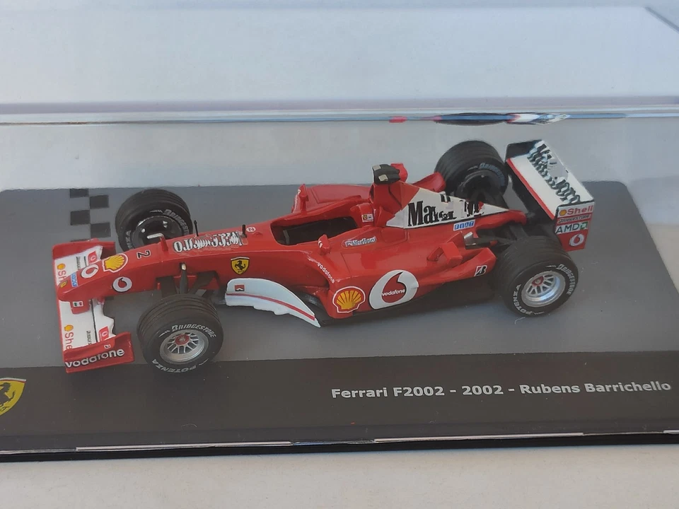 Ferrari F2002 Rubens Barrichello Livrea Marlb... 1/43 Die Cast Formula 1 Altaya - Immagine 2 di 4