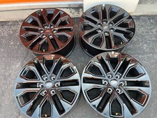 20 Ford F150 Expedition Black Limited Tremor Oem Factory Stock Wheels Rims 6x135 20 Ford F150 Expedition Black Limited Tremor Oem Factory Stock Wheels Rims 6x135