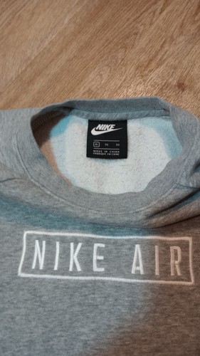 Nike Air Sweatshirt Youth XL Extra Large Fleece Embroidered Spell Out Crewneck - Picture 7 of 17