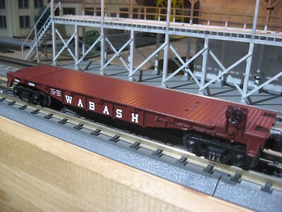 MTH Rail King 30-7001 Wabash Flat Car # WAB 25536 *BUY IT NOW LISTING *