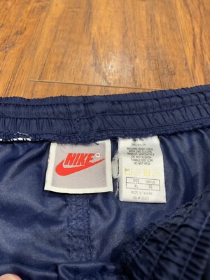 VINTAGE, Nike Track Pants Windbreaker, Nylon, Swoosh, Ankle Zip