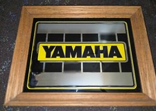 Vtg Yamaha Motorcycles 1970s Stamford Art Bar Mirror
