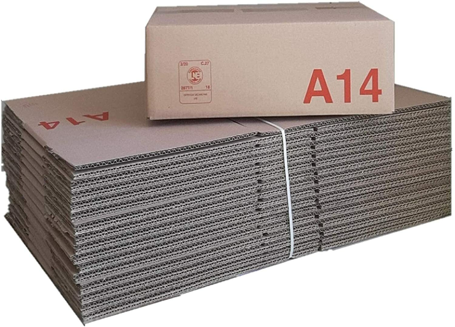 Carton de déménagement 40x30x15 cm idéal pour emballer les livres et la vaisselle