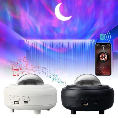 Sternenhimmel Projektor LED Nachtlicht Aurora Galaxy Starry Mond Lampe Bluetooth