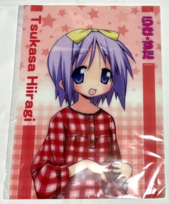Japanese anime Lucky Star clear poster size A3 Tsukasa Hiiragi