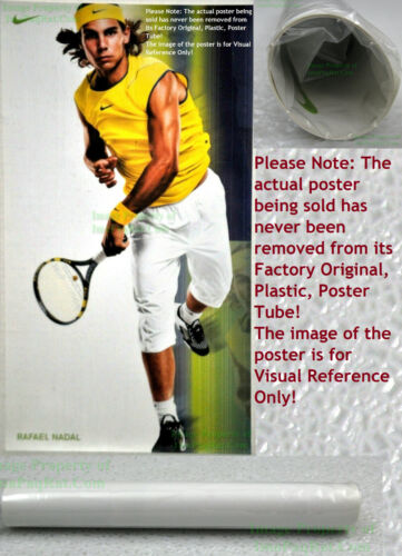 secuencia Ejecución léxico NITF! De colección ☆ STOCK ANTIGUO ☆ Póster de tenis NIKE ☆ Rafael Nadal v1  ☆ ¡SEXY! | eBay