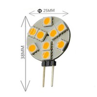 5X G4 12V 5050 Smd 6/9/12 Led Auto Boot Licht Reinen/Warm Weiß GlüHbirne Lampe