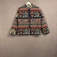 Womens Vintage Flashback Jacket Multicoloured Tapestry Size S