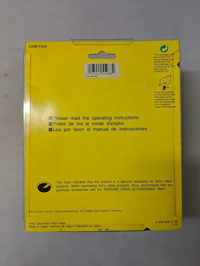 Sony LCM-F505 Semi-Soft Camera Carrying Case  - Image 2 of 3