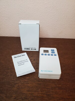 AutoChron Wireless Wall Switch Timer Programmable w/ Blue Buttons - New Open Box