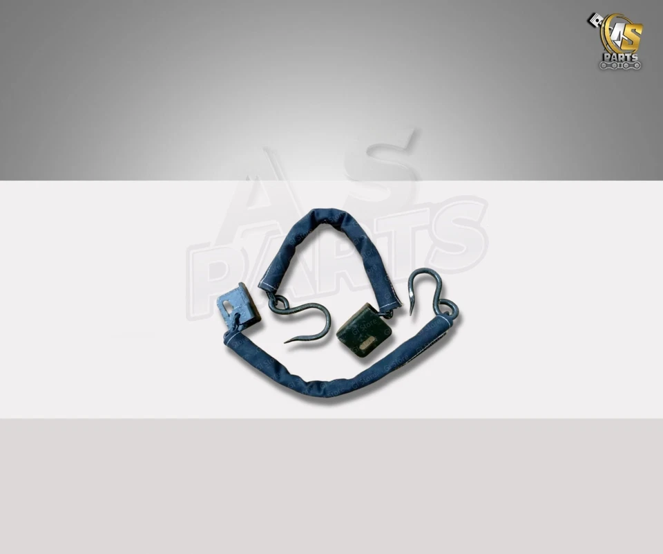 Ajuste para Willys Jeep CJ2A CJ3A CJ3B CJ5 CJ6 - Puerta trasera + bisagras y cadena con lona Foto 3 de 4