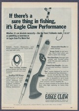 Eagle Claw Fishing Fishhooks Worm Rod Vintage...