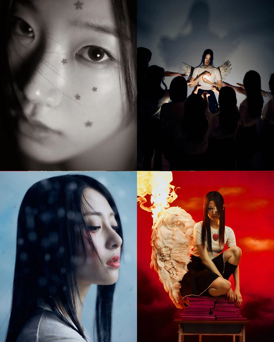 ルセラフィム　unforgiven ステッカー 25セット LE SSERAFIM ルセラ UNFORGIVEN ユニバ ウンチェ UNIVERSAL