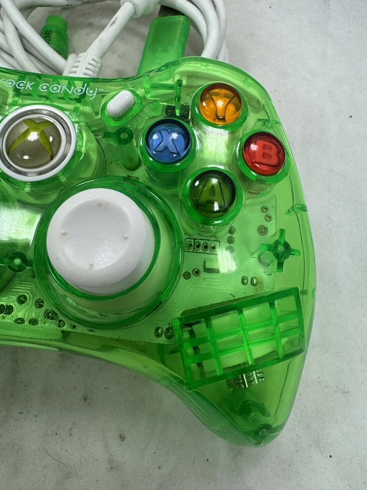 Lime Green PDP Rock Candy Microsoft XBOX 360 Wired Controller - Image 3 of 4