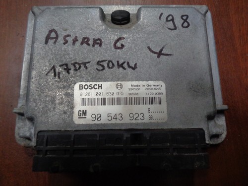Opel Astra G CC 1,7 DT 50KW Bj. 98-00 Motorsteuergerät 0281001630  90543923