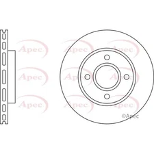 Apec Front Brake Disc DSK815 - OE High Quality Precision Engineered Part
