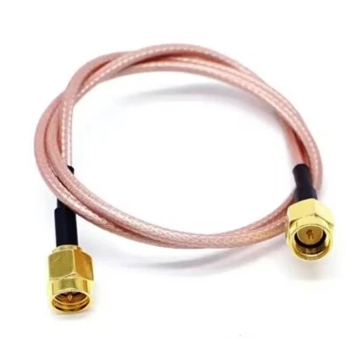 MARKENLOS Pigtail Adapter Kabel RG316 SMA-male RPSMA-male Koaxial Kabel 50cm SMA-Kabel