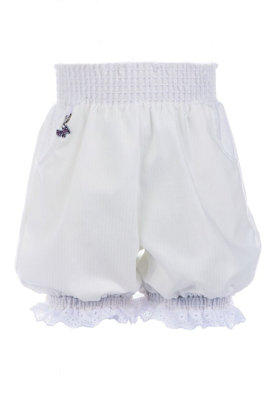 SoOlive Antique Natural White Bloomers Knickers Shorts Girls Size  M 7/8/9