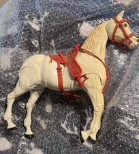 Vintage Marx Johnny West Palamino Horse Articulating Neck Made In West Germany