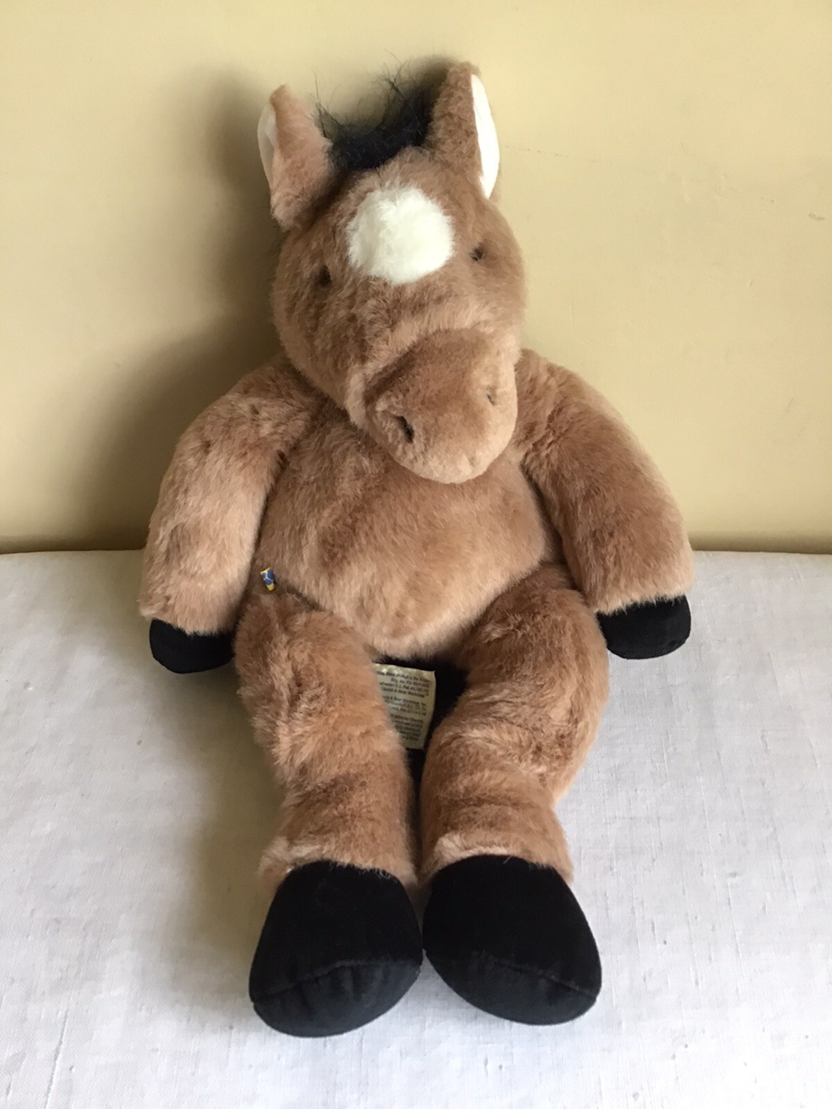 Vintage 1997 Build A Bear Workshop Horse Plush Stuffed Animal Toy 19" Tall  | eBay