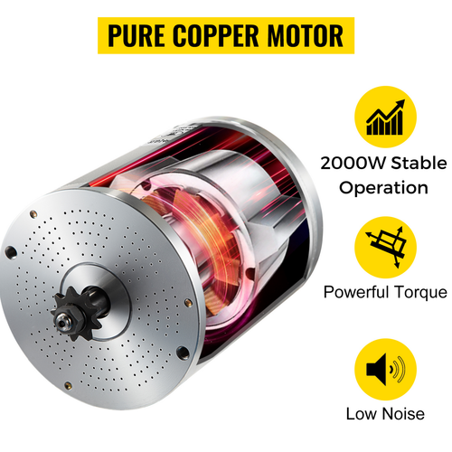 Brushless Electric Motor 60V 2000W For KASA Motorised Electric Scooter S2000R - Picture 3 of 11