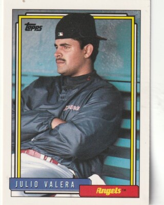 FREE SHIPPING-MINT-1992 Topps Traded #122T Julio Valera California Angels
