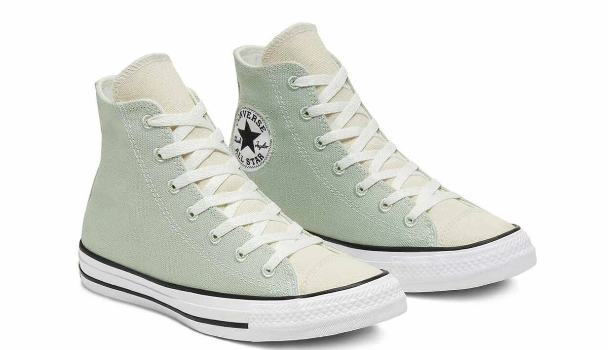 Converse Chuck Taylor All Star 167644C Womens Green Sneaker Shoes Size 5 HS428