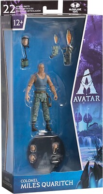 アバター　QUARITCH アクションフィギュア Avatar Wave 1 7in Colonel Miles Quaritch Action Figure McFarlane