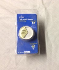 Leviton 6681-IW Push On/Off Dimmer einpolig 600W Glühlampe elfenbein/weiß