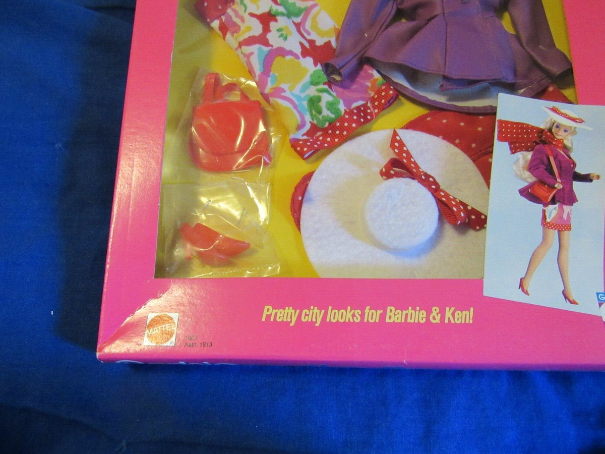 Vêtement Barbie Paris Pretty 1988 - Tenue D'origine Pour Poupée, Neuve