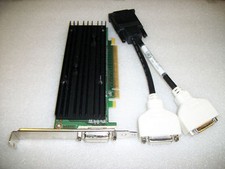 NVIDIA Quadro NVS 290 256MB DMS-59 PCIe x16 Video Card w/Cable Lenovo 42Y6329