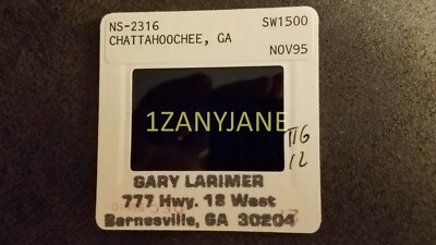 TTG12 TRAIN SLIDE Railroad MAIN Line NS 2316 SW1500 CHATTAHOOCHEE