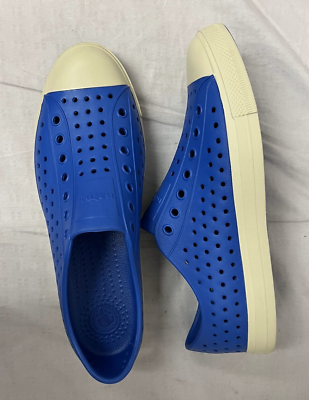 Native Men’s Jefferson Blue Slip-On Shoes, Size 10 M Native Shoes Adult Men Size 10 Navy Blue Jefferson Slip On  main image 2