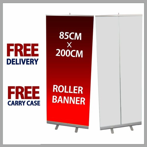 Custom Printed Roll Up Banner Stand - Portable Display For Exhibitions, Trade Shows, Events