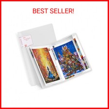 A3 Diamond Painting Storage Book, 60 Views Art Portfolio Presentations Folder wi