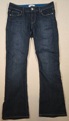 Paige Jeans Womens 28 Skyline Boot Flared Dark Wash