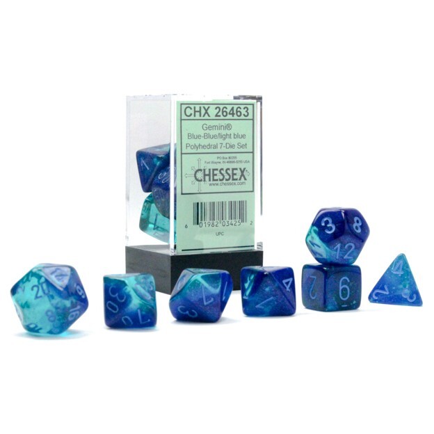 Blue and Turquoise Gemini: Blue-Blue/Light Blue - Luminary (7)